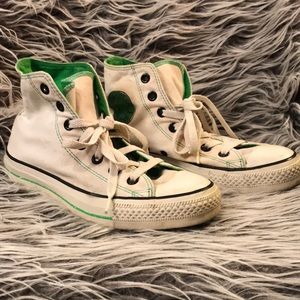 white high top converse